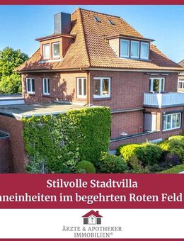 Stilvolle Stadtvilla mit drei Wohneinheiten im begehrten Roten Feld in Lüneburg! - Lüneburg
