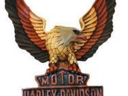 Harley Emblem verkleinert Schild - Markersdorf