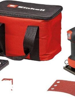 Einhell Akku-Schwingschleifer Faustschleifer TE-OS 18/113 3X Li - Solo, 22000 U/min, mit Aufbewahrungstasche und 3x Schleifpapier, ohne Akku und Ladegerät