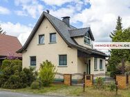 IMMOBERLIN.DE - Fantastisches Haus mit Gartenparadies & Nebengebäude in familienfreundlicher Lage - Wildau