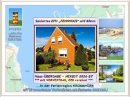 Nahe GREETSIEL von privat: ein EF-"FEHNHAUS“. Saniert, moder­nisiert & renoviert mit Garage u. NeGeb. auf großem Grdst. - Krummhörn