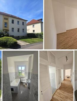 2-Raum-Whg. in ruhiger und grüner Lage in Böhlen! Bad m. Fenster, Keller, WM-/Fahrradraum, SP mgl. - Böhlen (Sachsen)