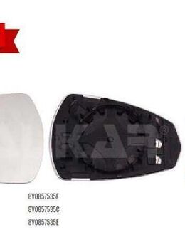 SPIEGELGLAS LINKS BEHEIZT ASPHÄRISCH AUDI A3 8V1 8VK 8V0857535F - Dortmund Wickede