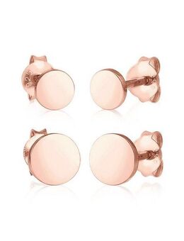 Elli Ohrring-Set Disc Plättchen Kreis Basic 2er Set 925 Silber