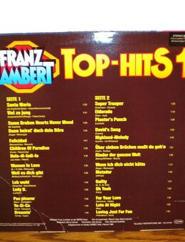 Franz Lambert-Top-Hits 1-Vinyl-LP,1981 - Linnich