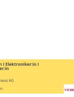 Elektriker:in I Elektroniker:in I Elektrohelfer:in - Ostbevern