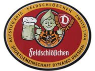 Brauerei Feldschlößchen - Dynamo Dresden - Aufkleber 10 x 8 cm - Doberschütz