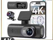 KOCAM 4K Ultra HD Dash Cam Dual Vor- Rückkamera 8MP WiFi-GPS UVP 119,- € Neu! - Gladbeck