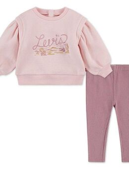 Levi's® Kids Neugeborenen-Geschenkset LVG BLOUSON SLEEVE CREW (Set, 2-tlg) mit Wüstenprint, for Girls