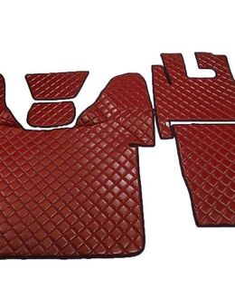 Handmade Gesteppte Fußmatten DAF XF105 2006-2012 Automatikgetriebe FARBWAHL Set77 - Wuppertal