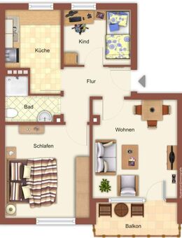 Demnächst frei! 3-Zimmer-Wohnung in Mönchengladbach Hardt - Mönchengladbach