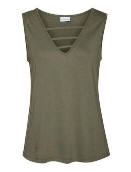 LASCANA Tanktop mit Zierbändern, Jerseytop, modisches Damentop