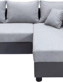 COLLECTION AB Ecksofa Parma L-Form, mit Schlaffunktion und Bettkasten, inklusive Kissen, Bonellfederkern