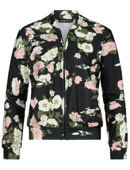 CLOUD 5IVE Bomberjacke CLOUD 5IVE Blouson Jacket with floral print (1-St)