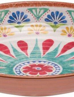 APS Schale Schüssel "ARABESQUE", Ø 22,5 cm, Höhe ca. 4,5 cm, 0,7 Liter, Melamin, (1-tlg), aus Melamin