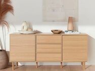 NEU: Sideboard Kommode 160cm Holzoptik, Beine aus Kiefernholz - Leipzig