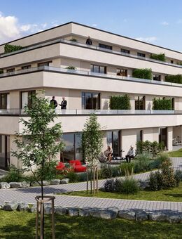 NEUBAU! Großzügige 3-Zimmer Wohnung mit großer Dachterrasse - Projekt TERRASSEN AM HANG IN HEROLDSBERG - Heroldsberg