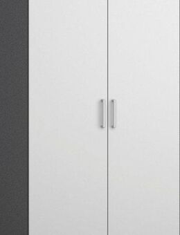 rauch Drehtürenschrank Kleiderschrank Schrank Garderobe Garderobenschrank HOMBURG in 2 Breiten mit moderner Hochglanzfront MADE IN GERMANY