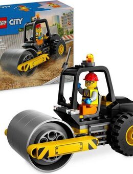 LEGO® Straßenwalze (60401), LEGO City Konstruktionsspielsteine, (78 St), Made in Europe