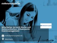 Mitarbeiter (m/w/d) Marke und Kommunikation, Schwerpunkt Eventmanagement - Weinheim