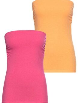Laura Scott Bandeautop (2-er Pack) trägerlos und figurbetont