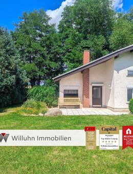 Idyllisches Wochenendhaus in ruhiger Alleinlage! | Leipziger Nordosten - Glasfaser - Brunnen - Pool - Jesewitz