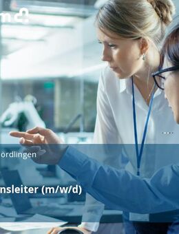 Produktionsleiter (m/w/d) - Nördlingen