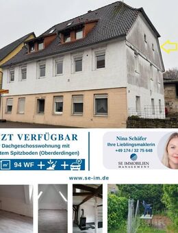 Großzügiges Wohnen unterm Fachwerk - Charmante 4 Zimmer-Wohnung in Oberderdingen! - Oberderdingen