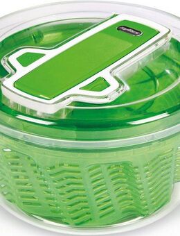zyliss Salatschleuder Swift Dry, Aquavent Technologie, entfernt 25% mehr Wasser