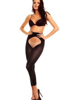 GLAMORY Feinstrumpfleggings Breeze 60 DEN (1 St) Plus Size, Ouvert