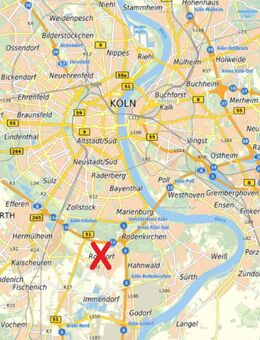 Wachstumsstandort Rondord, 4 zimmer EG mit Loggia 80 qm renoviert unvermietet provisionsfrei - Köln
