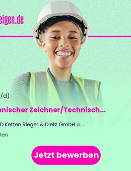 Technischer Zeichner/Technischer Produktdesigner m/w/d - Aalen