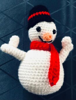 Schneemann gehäkelt - Oldenburg