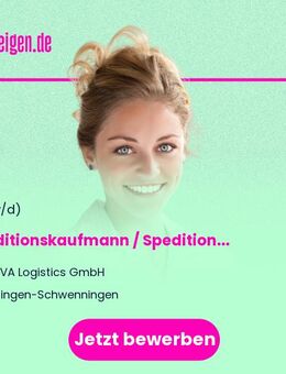 Speditionskaufmann / Speditionskauffrau - Seefracht Export (m/w/d) - Villingen-Schwenningen
