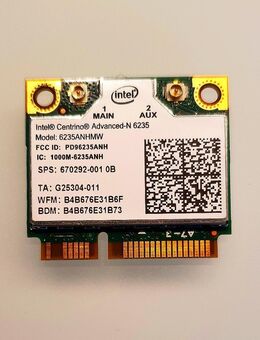 Intel Advanced-N 6235 Wireless WLAN Bluetooth 6235ANHMW - Koblenz Zentrum