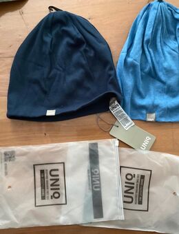 UNIQ Beanie Mütze Set – 2 Stück – Blau & Hellblau – Unisex – NEU - Brakel Zentrum