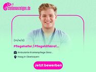 Pflegehelfer / Pflegehilfskraft (m/w/d) - Haag (Oberbayern)