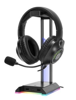 Speedlink TYRON RGB Stereo, EXCELLO NX RGB Headset Stand Gaming-Headset (inkl. Headset Stand mit USB-Hub)