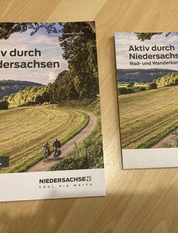 UNBENUTZT Rad- und Wanderbroschüre sowie Faltkarte v. Niedersachsen - Wuppertal