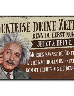 Lustiger Kühlschrank-Magnet Genieße Deine Zeit - Hamburg