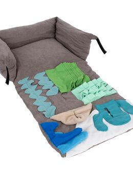 TIAKI Playground Hundebett Mink - L 50 x B 40 x H 17 cm