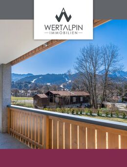 Exklusive 3-Zimmer-Wohnung mit 2 Balkonen, Aufzug - spektakulärer Panoramablick! - Garmisch-Partenkirchen