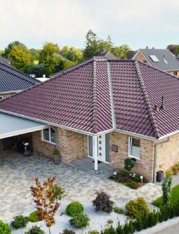 Schöner wohnen auf einer Ebene - Neubauplanung - Niedrigenergiehaus mit Wärmepumpe - Herzhorn
