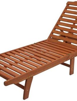 Garden Pleasure Gartenliege Palm Springs, TOPSELLER!, Gartenliege, Holzliege, OTTOs Choice, Eukalyptus, verstellbar