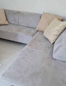 Couch 2-teilig, über Eck, guter Zustand - Karlsruhe
