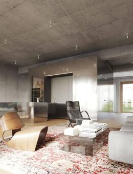 Loft mit 3,60 m Deckenhöhe in Berlin-Mitte. 145,7 qm, Sichtbeton, bodentiefen Fenstern und imposanten Loggia - Berlin