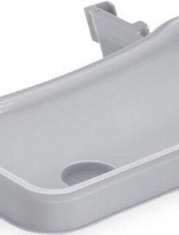 Hauck Hochstuhltablett Alpha Tray Tischaufsatz, grey, Kunststoff, für Hochstühle Alpha+ und Beta+