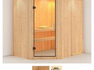 Karibu Sauna Clara, BxTxH: 165 x 210 x 202 cm, 68 mm, (Set) ohne Ofen