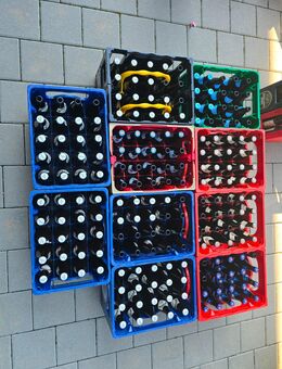 Verschiedene Biersorten von Feier übrig - Augsburg