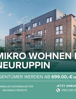 Investieren in der Boomregion! - Mikroapartments in Neuruppin - Neuruppin